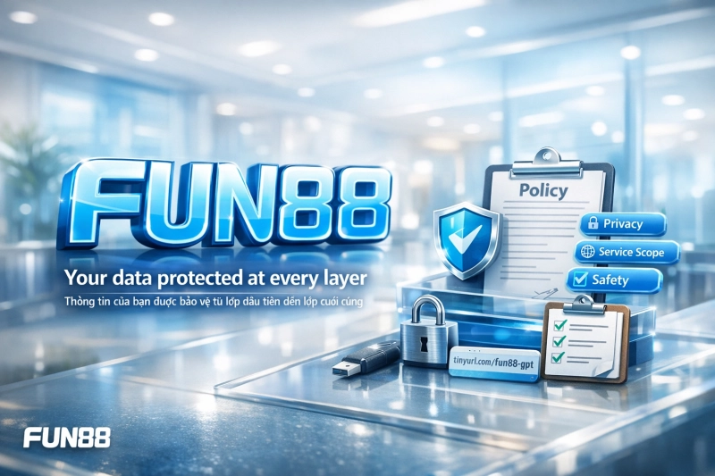 chính sách bảo mật dữ liệu cá nhân Fun88 quy định an toàn thông tin