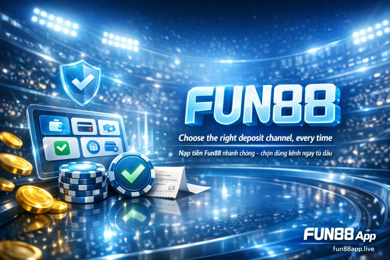 7 phương thức nạp tiền Fun88 hạn mức tốc độ xử lý 2026
