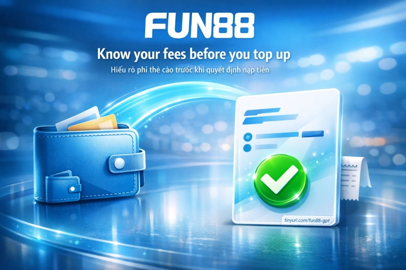 nạp tiền Fun88 thẻ cào thẻ cash phí giao dịch hạn mức